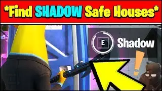 FIND SHADOW SAFE HOUSES LOCATIONS (Fortnite Season 2 Challenges)
