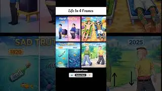 Life in 4 Frames &ndash; Harsh Reality of Modern Life 😔  #deepmeaningpictures #memes #motivation #shorts