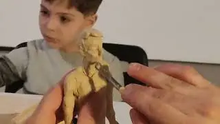 Master klass heykelterasliq plastilinnen.мастер класс слульптура из пластилина.