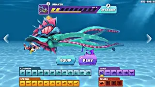 New Titan Kraken Unstoppable | Hungry Shark Evolution New Update | Hungry Shark All Sharks Unlocked