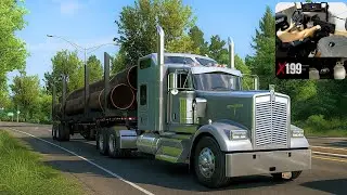 Kenworth T680 - American Truck Simulator | Logitech Steering Wheel / Shifter | ATS 4K