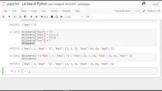 15. I DIZIONARI in Python (Corso BASE COMPLETO Python 2021 ITA)