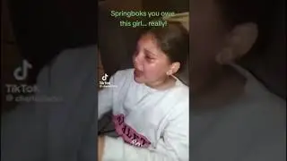 Springbok fans reaction after the narrow win against england. wait for the last one 🔥😂