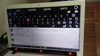 Tobi EyeX + Optikey + Whatsapp , YouTube, etc