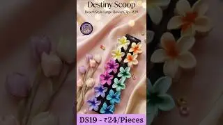Всего 29 рупий? 😱 Вирусные градиентные цветочные клипы! 🌺 #destinyscoop #shortvideo #shorts #shor...