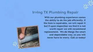 Irving TX Plumbing Repair