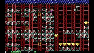 Crystal Caves 1: Troubles with Twibbles.  Iceblock Level Speedrun (1.24.23)