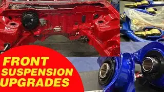 K24 Civic EG RACE CAR BUILD EP 3 - Front Suspension Upgrades