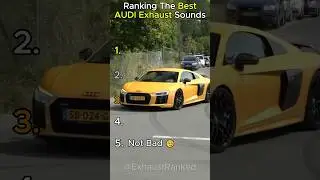 Ranking the Best AUDI Exhaust Sounds 🔥 #32