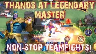 MARVEL SUPER WAR: Thanos at Legendary Master - INTENSE BATTLE! Power Core+Build