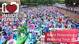 Fontanka SUP 2025 &ndash; Фестиваль сапбординга в Санкт-Петербурге, Россия 🇷🇺 | 4K | часть 1