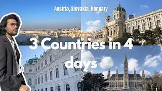 My trip to Vienna, Bratislava & Budapest | Europe Journey 🇩🇪🇦🇹🇸🇰🇭🇺 | Travel Vlog 2025