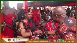 #OKUAPEHENE ARRIVES AT LARTEH TO MOURN  THE LATE FRANCIS ADU AMPONSAH