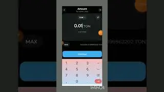 How to Transfer Ton coin to Tonkeeper Wallet.  #tonkeeper #crypto #cryptocurrency