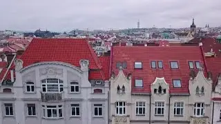 Revealing Shot Of Prague Stock Video