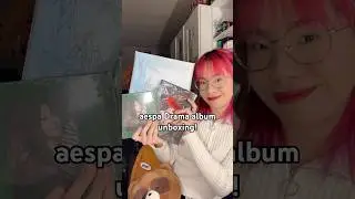 aespa Drama album unboxing (Drama, Sequence and Giant) #aespa #drama #album #unboxing