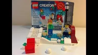 LEGO 40107 - scena pattinaggio invernale - winter skating scene