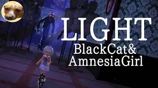 A COZY WORLD WITH MONSTERS!!! | LIGHT Black Cat & Amnesia Girl - Longplay