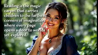 Beautiful Elf Women, Soothing Music, and Inspirational Quotes for Readers and Book Lovers