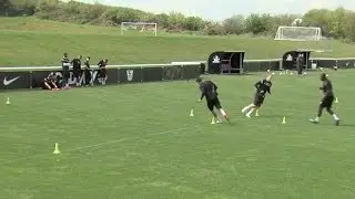 How to get faster for football | Soccer training drill
