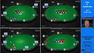 Tough Run of Cards, Still Focused – 5NL Welcome Bonus Grind