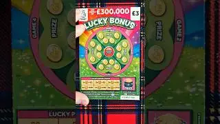 UK scratch card &pound;3 lucky bonus #shorts #shortvideo #gambling #lucky