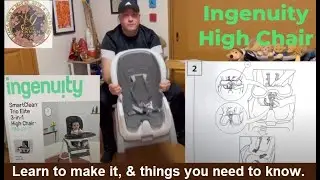 High Chair by Ingenuity Unboxing and Assembly