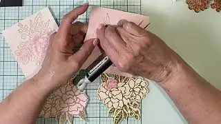 Spellbinder’s Peony Celebration from Yana’s Let’s Celebrate Collection