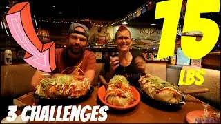 5 POUND  BURRITO CHALLENGE W/ DAN KENNEDY EATS! ROSALINAS 🌯❤️ MOLLY SCHUYLER EATS