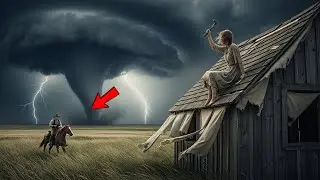 Her dead husband&rsquo;s brother watched as she tried to build a shelter with broken boards.