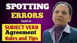 Spotting Errors in English | Error Detection | Grammar for SSC, CPO, BANK | Prem Tripathi