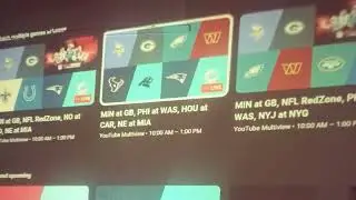 NFL SUNDAY TICKET MULTIVIEW ISSUES