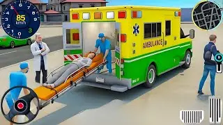 Ambulance City Rescue Simulator 3D Game - 911 US Emergency Ambulance Driving 3D - Android Gameplay