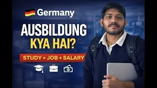 Germany Mein Ausbildung Kya Hai  Study + Job + Salary