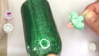 Como colar glitter no biscuit para n&atilde;o soltar 🥰