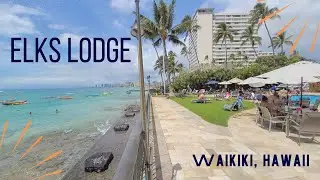 Waikiki Beachfront Pool | Open Air Restaurant | Tour Waikiki Elks Lodge | Waikiki Hawaii