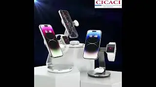 Factory wholesale/OEM/ODM Hot selling Wireless Charger 3 in 1 magnetic ,stock available now.
