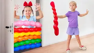 Naomi & David Funny BALLOON Play!