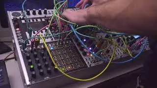 Solitario I: ambient modular patch featuring Plaits, Rings, DLD, Stereo Dipole