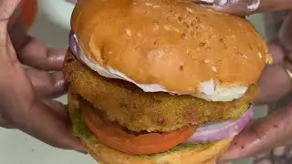 Making a Delicious Homemade Burger | Simple & Tasty Recipe #food #homemade #cooking #burger #recipe
