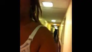 Walking Through Hotel in My Underwear