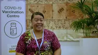 Nurse Luana talks about Pacific vaccination support