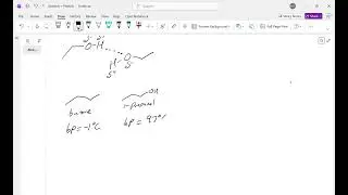 CHEM 113 Part 15 Day 1 Physical Properties of Alcohols