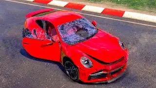 CAR vs POLYGONS - WDAMAGE Car Crash - Gameplay