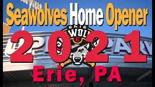 Seawolves 2021 Home Opener, Erie PA 4K