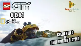 LEGO City Ocean Exploration Submarine OUTDOOR PLAY, SPEED BUILD,REVİEW and mini STOP MOTION #60264