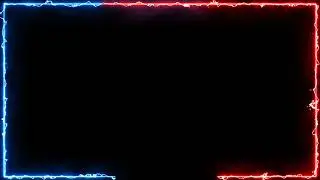 red + blue electric border unique type border | After Effect