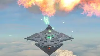 Republic&rsquo;s 20-Ship Armada vs Imperium Ultra Star Destroyer | Star Wars Empire at War Remake AR