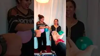 Balloon burst Challenge😂#shorts #trending #viral #tiktok #games #viralshorts #funny#ashortaday
