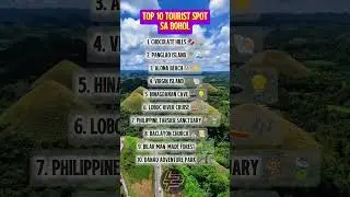 TOP 10 TOURIST SPOT SA BOHOL ⛰️😊 #bohol #touristspot #top10 #kaalaman #alammoba #shorts #ytshorts